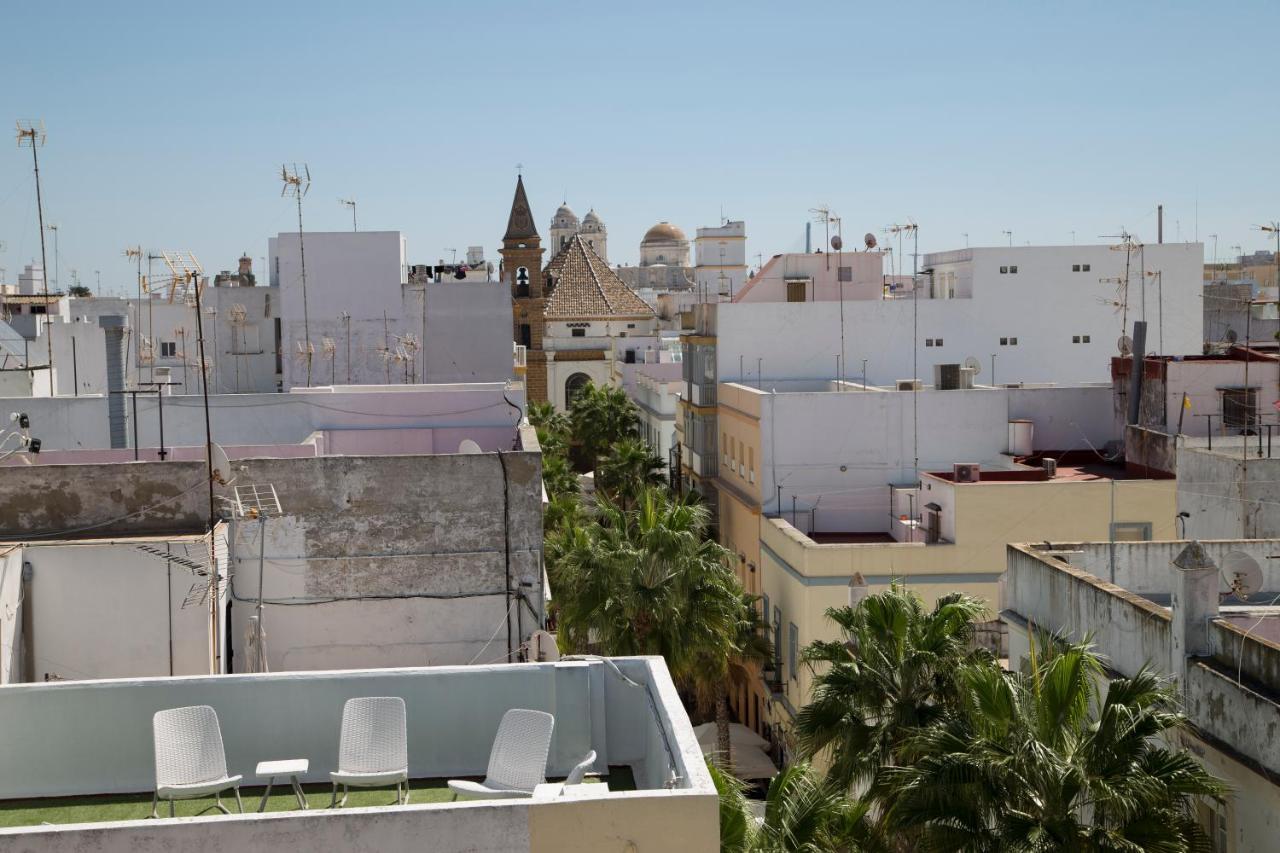加的斯The Traveller'S House Con Vistas A Playa La Caleta公寓 外观 照片